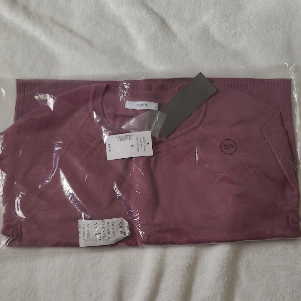 Ricki's Burgundy Crew Neck Sweater